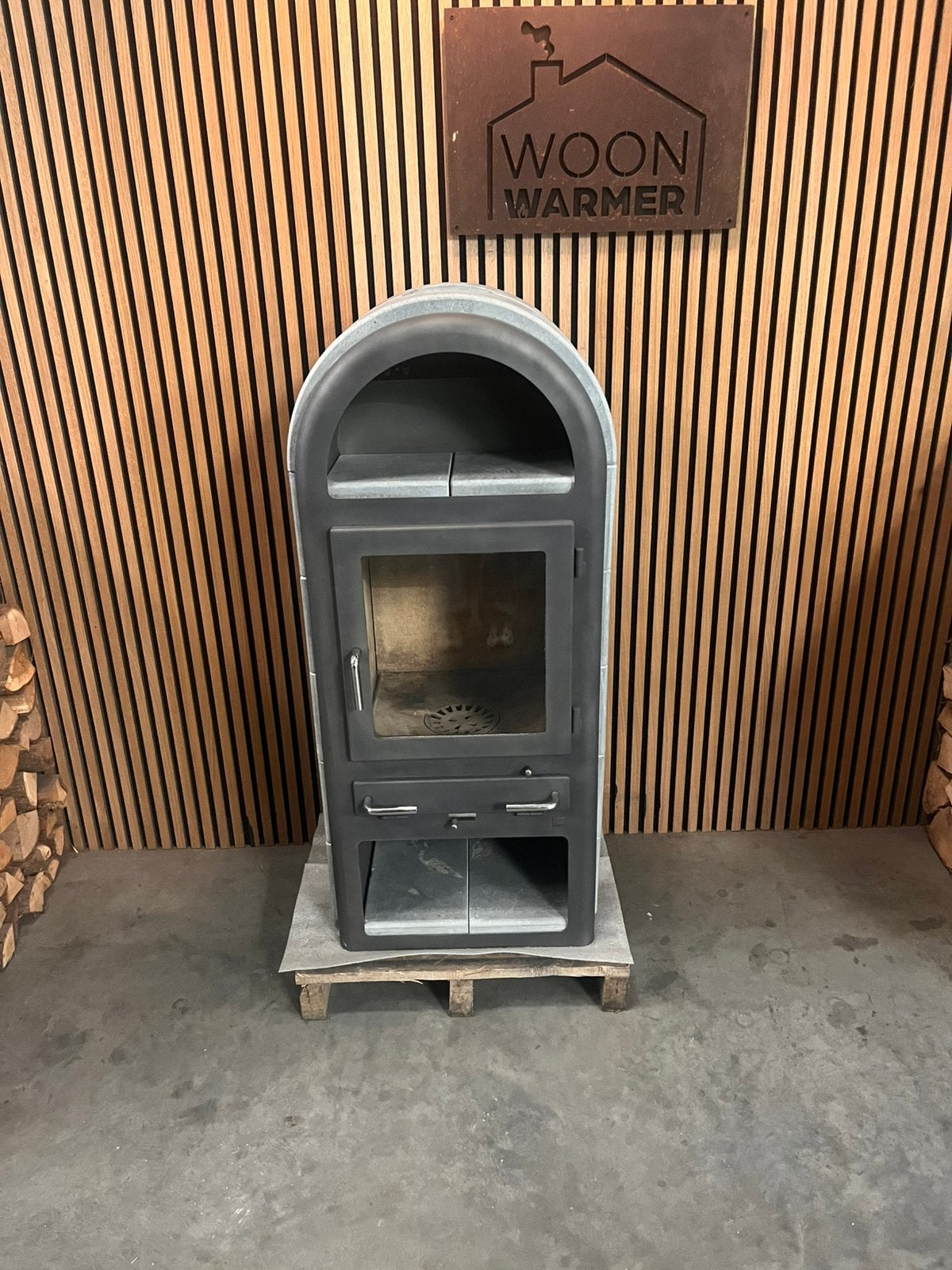 Poêle à stéatite Jydepejsen 8 kW 26077, Enlèvement, Utilisé, Bois, Autoportant