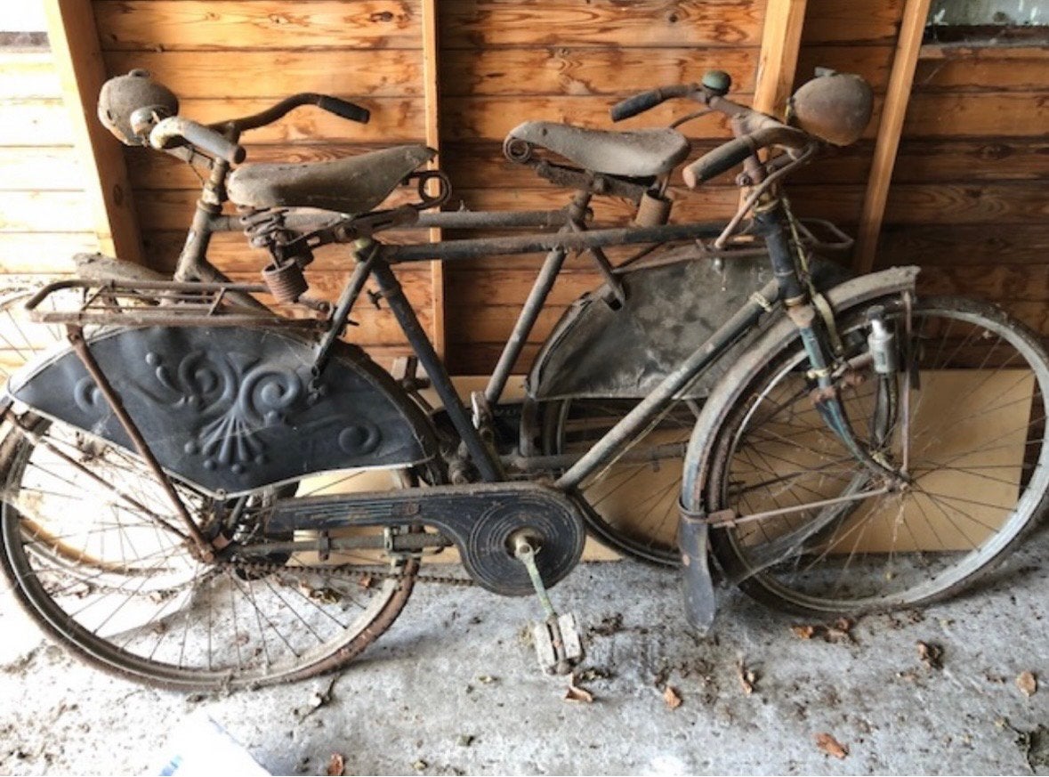 Twee authentieke oude fietsen M. Dewaele. Prijs per stuk, Fietsen en Brommers, Fietsen | Oldtimers, Ophalen, Jaren '20 of ouder