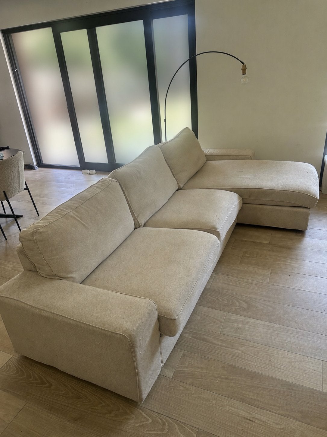 Zetel Kivik beige, Huis en Inrichting, Ophalen, Zo goed als nieuw