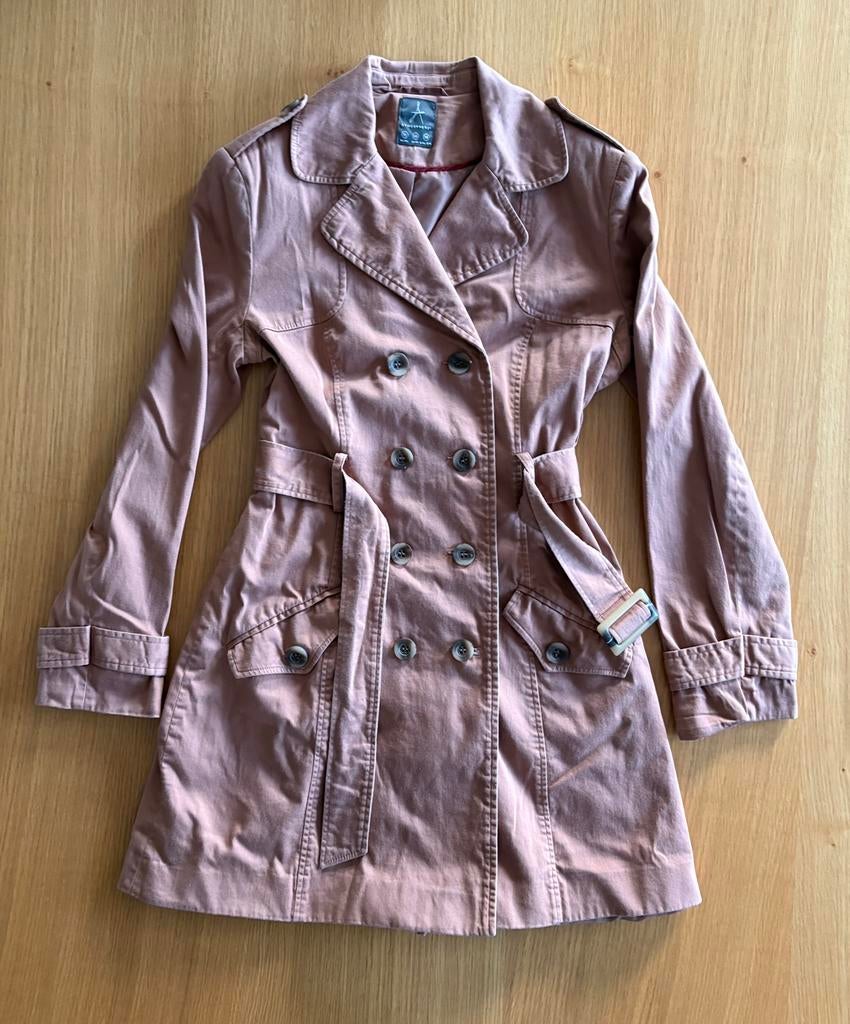 Trench camel clair - 38 - 9€, Ophalen of Verzenden, Zo goed als nieuw, Maat 38/40 (M), Beige