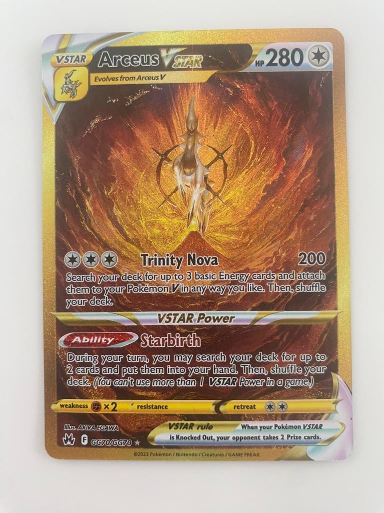 Arceus Vstar, Ophalen of Verzenden, Zo goed als nieuw, Losse kaart