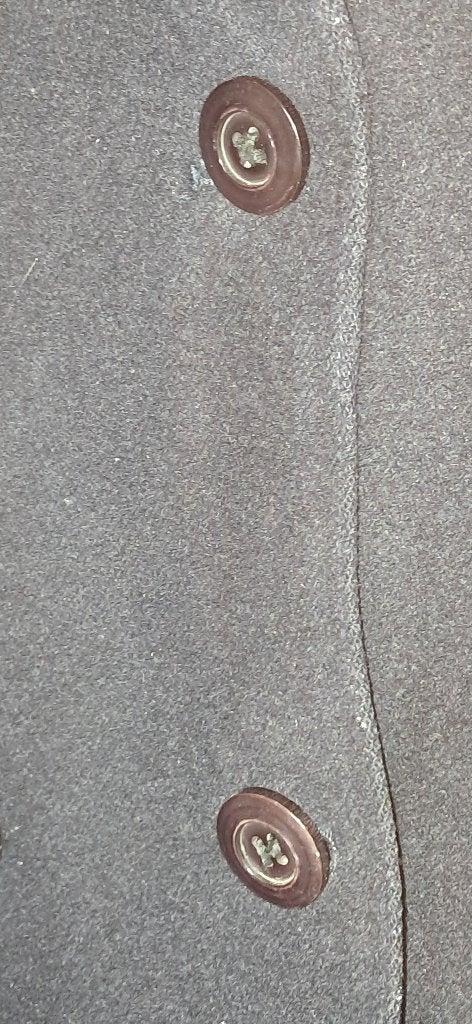 Kleding jas winterjas duffelcoat vrouw maat 38 40, Ophalen, Gedragen, Maat 38/40 (M), Blauw