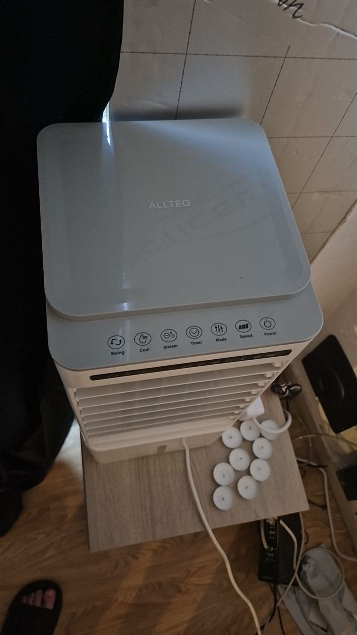 ijsblok airco, Elektronische apparatuur, Ophalen, Gebruikt, Timer, 3 snelheden of meer