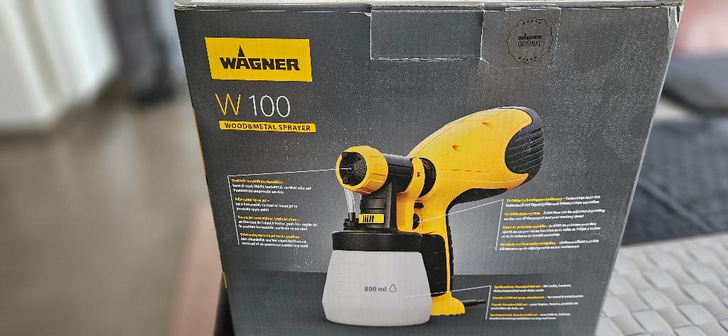 Wagner W100 verfspuit - Perfecte staat, Ophalen