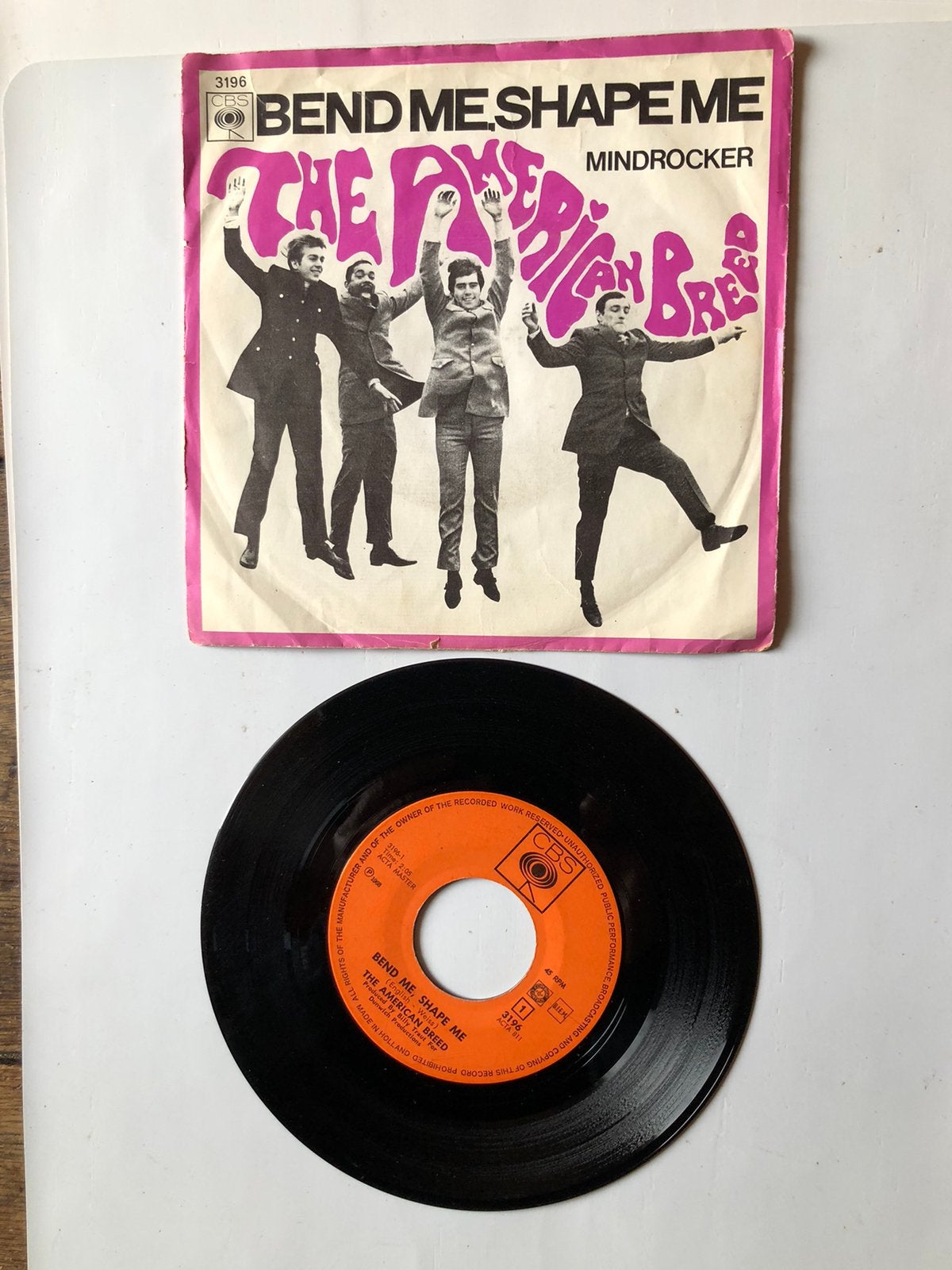 American Bread: bend Me, Shape Me (1968), Envoi, Utilisé