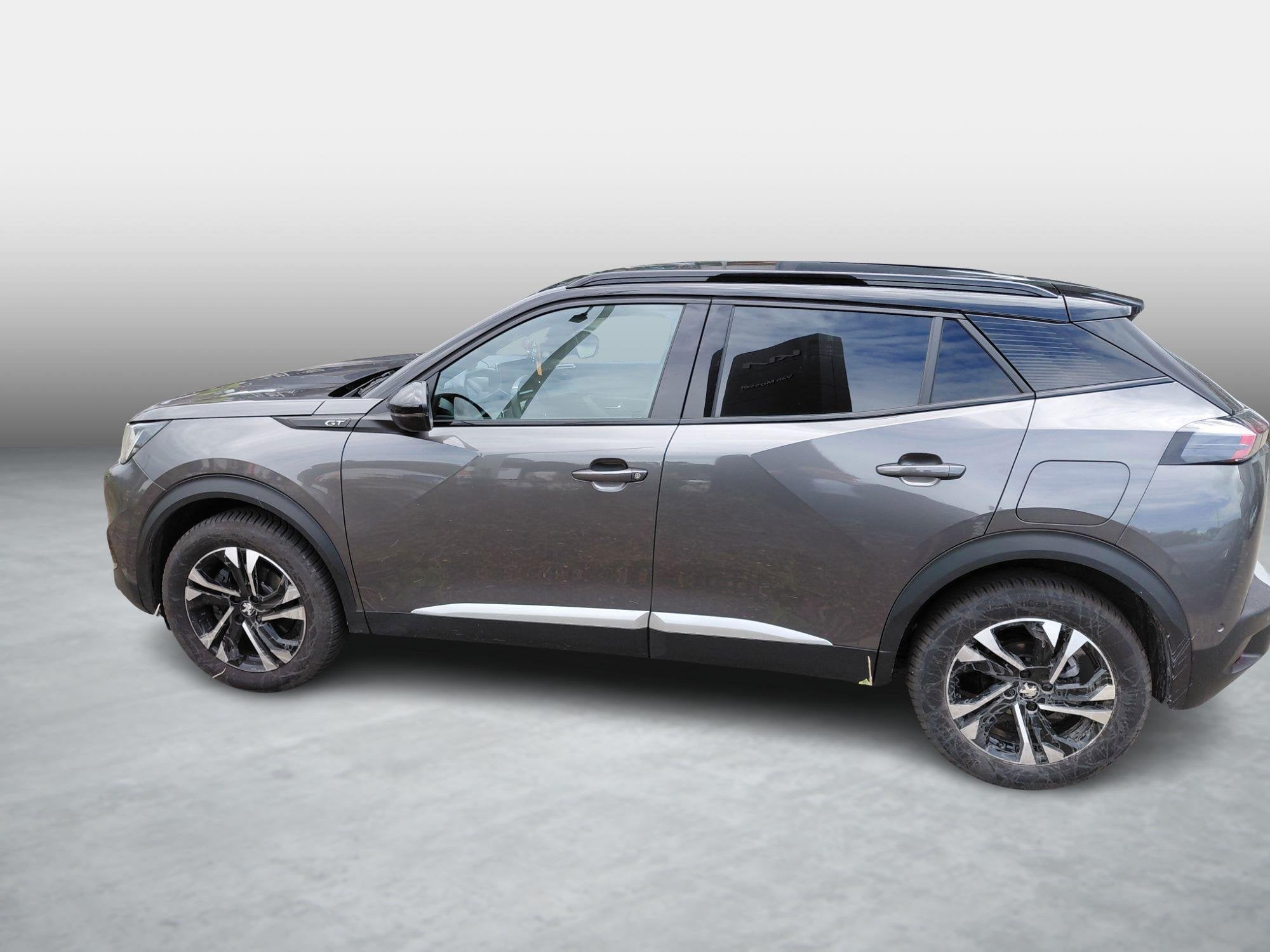 Peugeot 2008 1.5 BlueHDi 96kW S&S EAT8 GT Line, Auto's, Stof, Gebruikt, Zwart, Automatische klimaatregeling