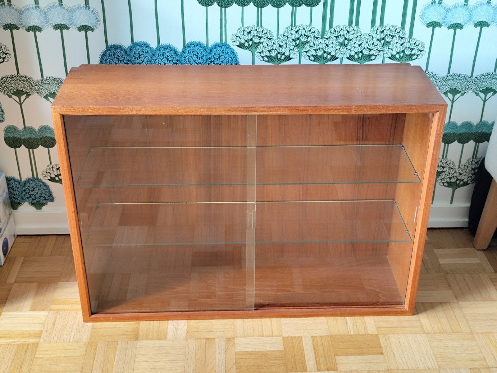 Vitrine vintage en teck Poul Cadovius — design danois, Teck, Moins de 25 cm, Moins de 100 cm, Enlèvement