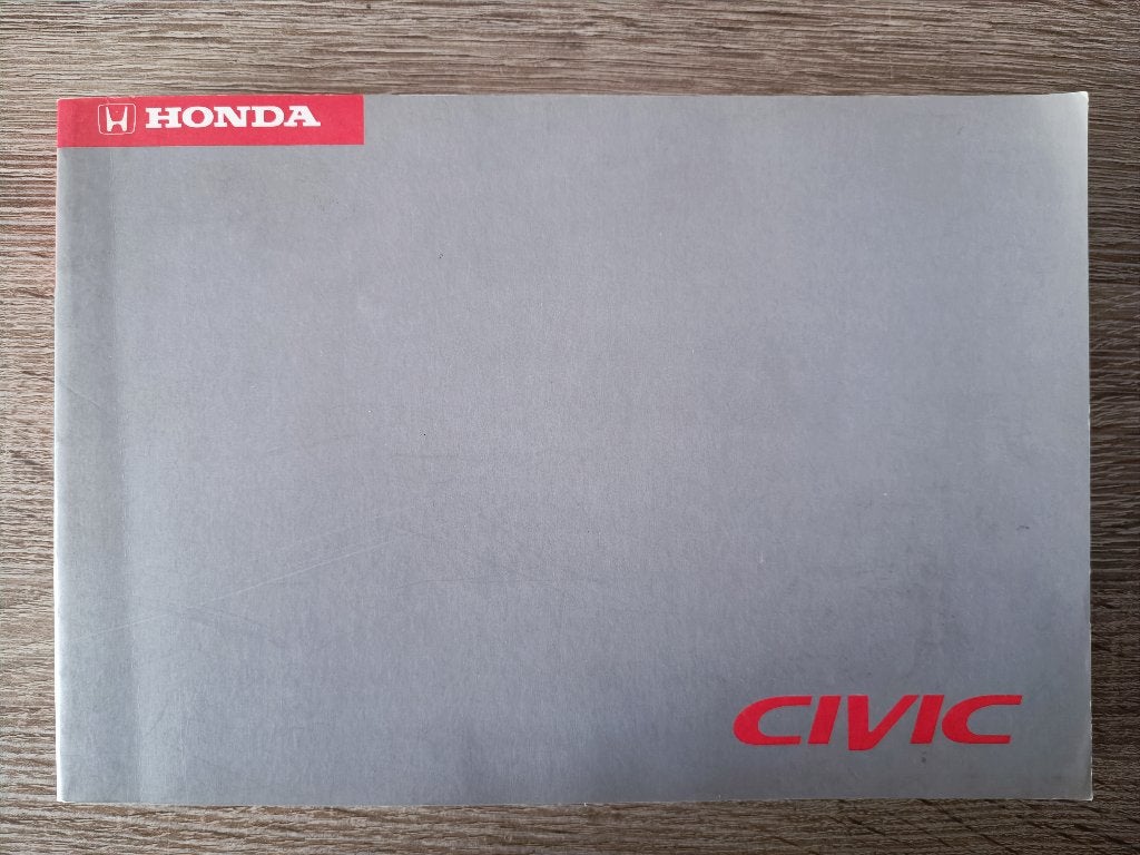 Manuel ou notice  Honda  Civic de 1996 (Allemand), Envoi