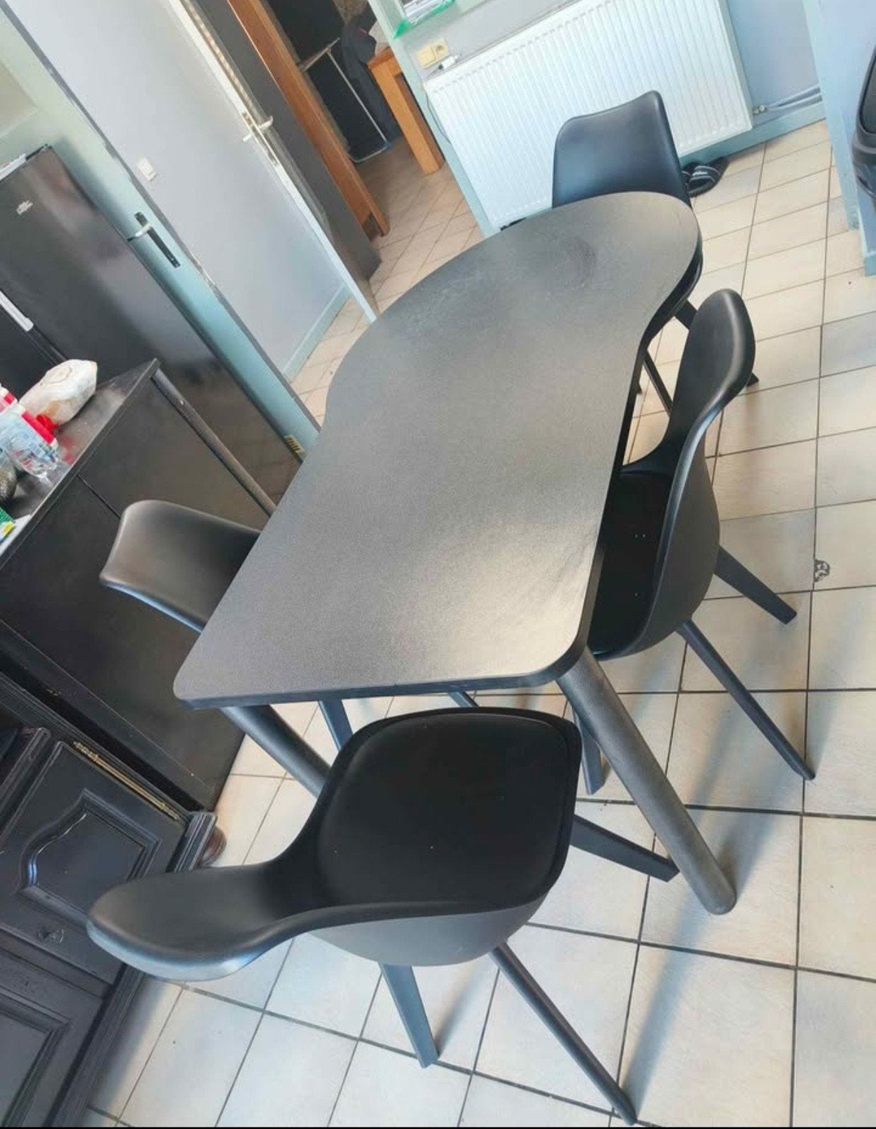 keukentafel, Ophalen