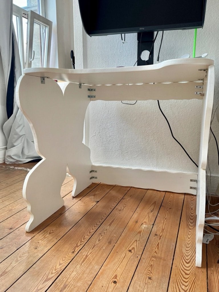 Bureau Artisanal Papillon, Maison & Meubles, Bureaux, Autres marques, Bureau d'ordinateur, Autres styles, Enlèvement