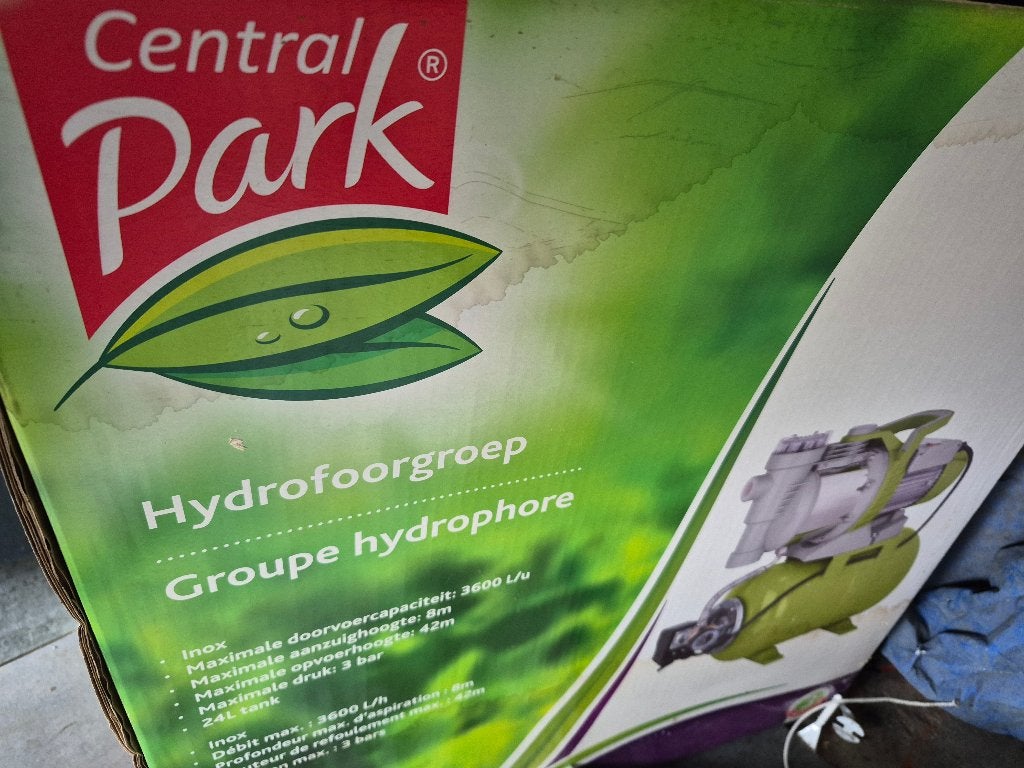Groupe hydrophore, Enlèvement, Neuf