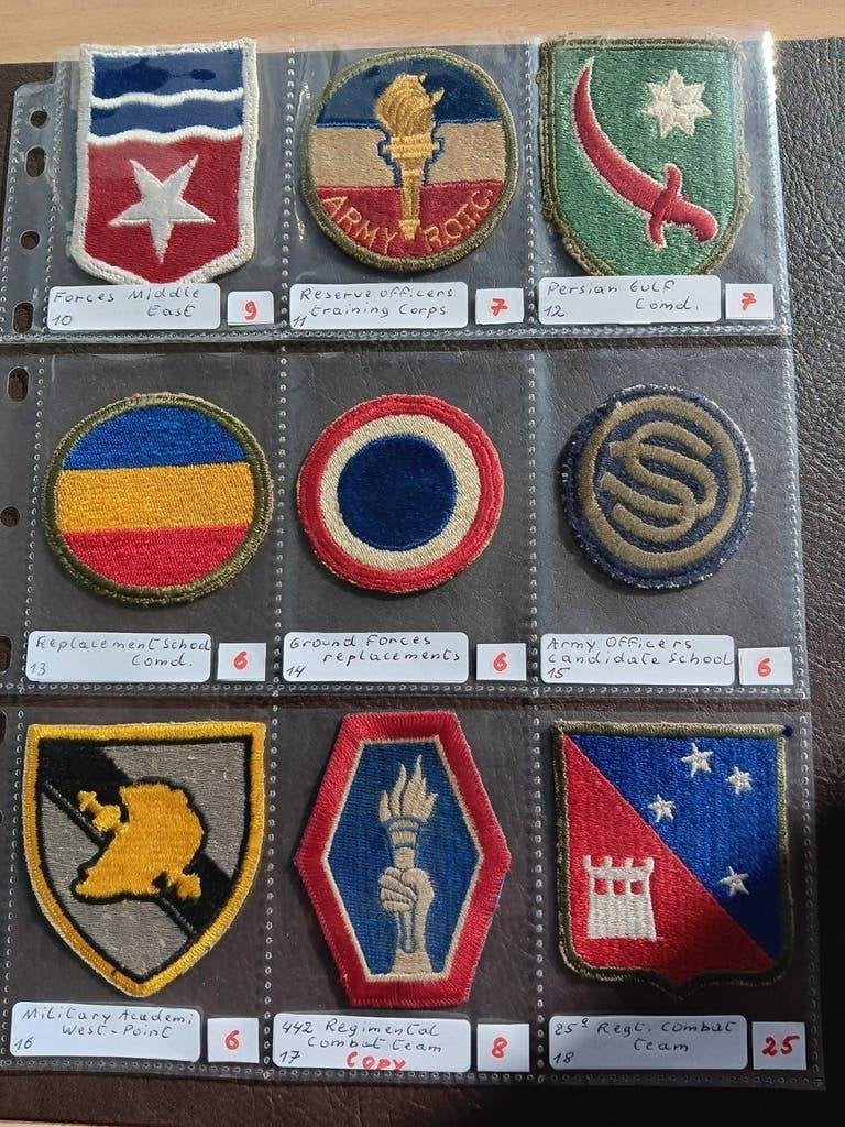 us ww2 patches, Ophalen of Verzenden