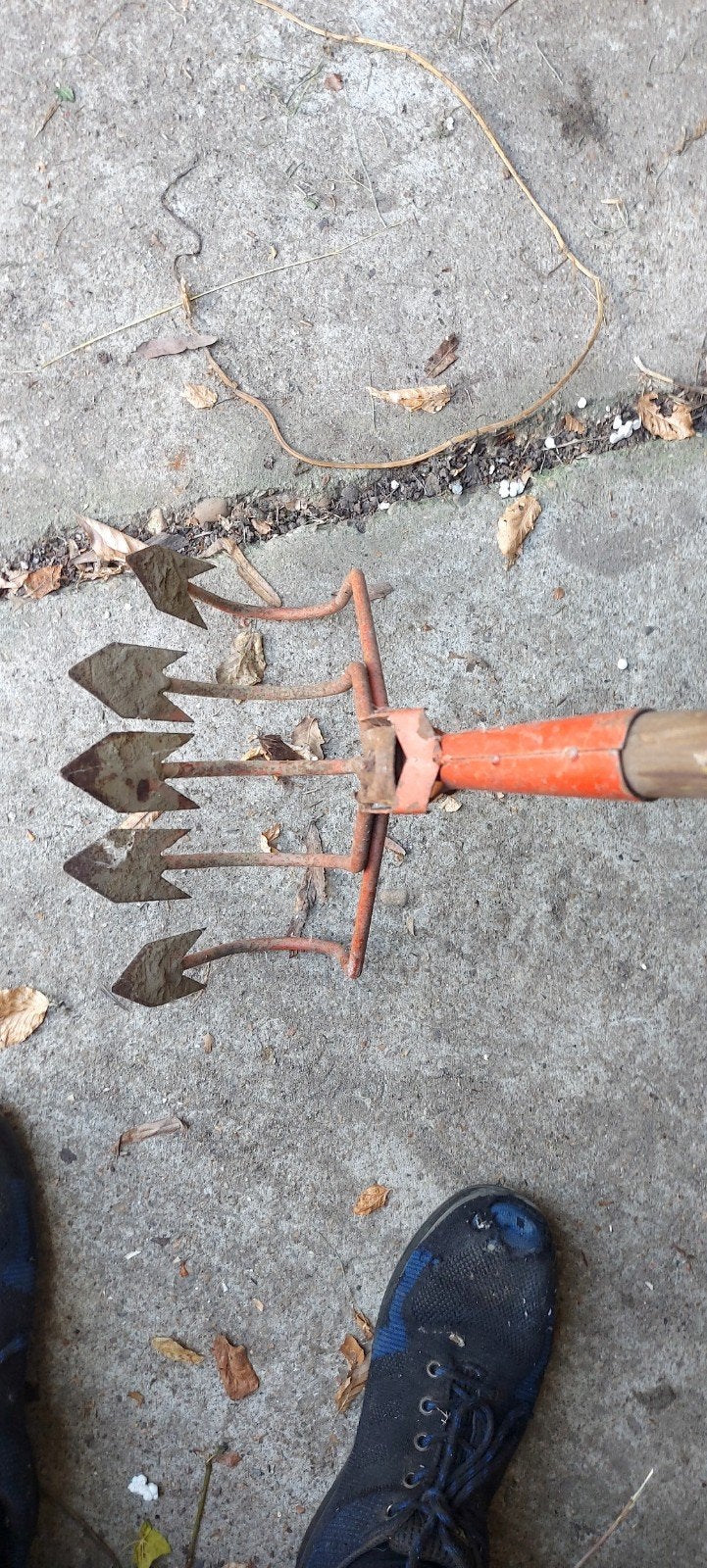5tand hark, Tuin en Terras, Hand-tuingereedschap, Ophalen, Zo goed als nieuw, Hark