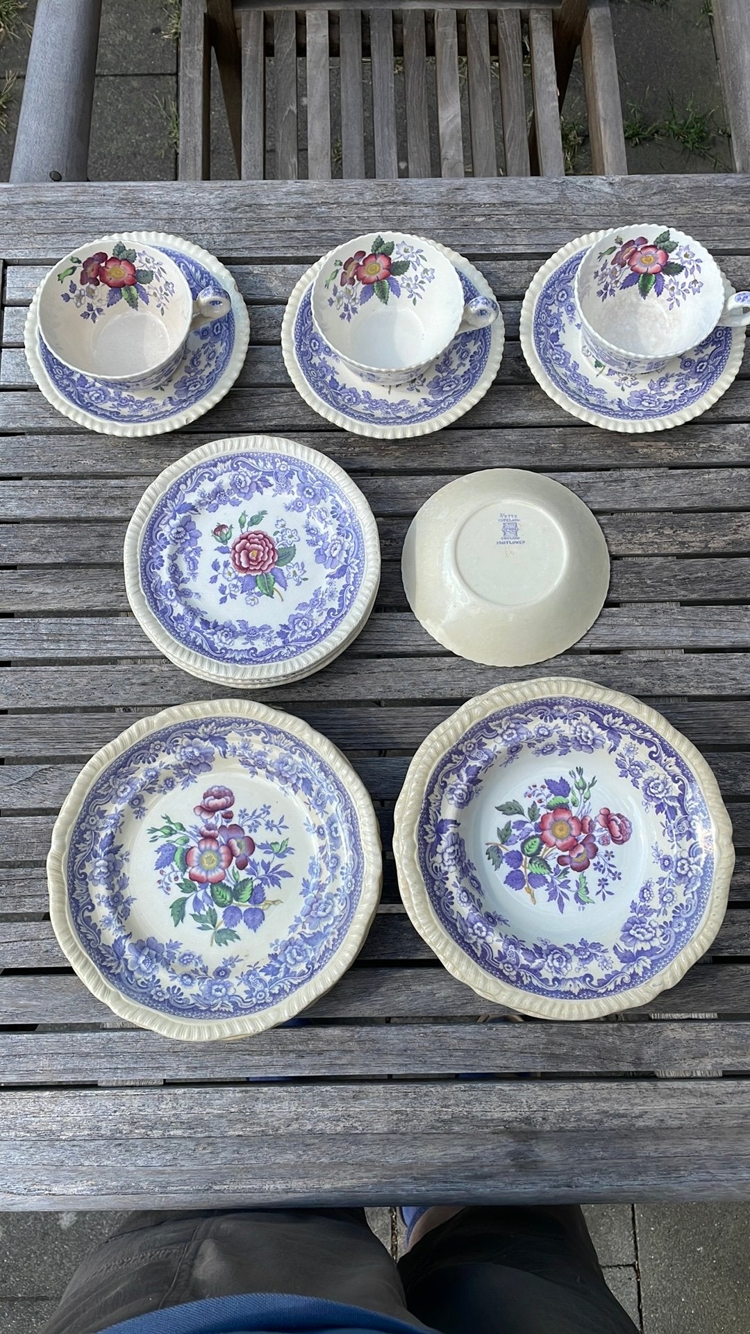 Vaisselle Spode Copeland Mayflower, Antiquités & Art, Enlèvement ou Envoi