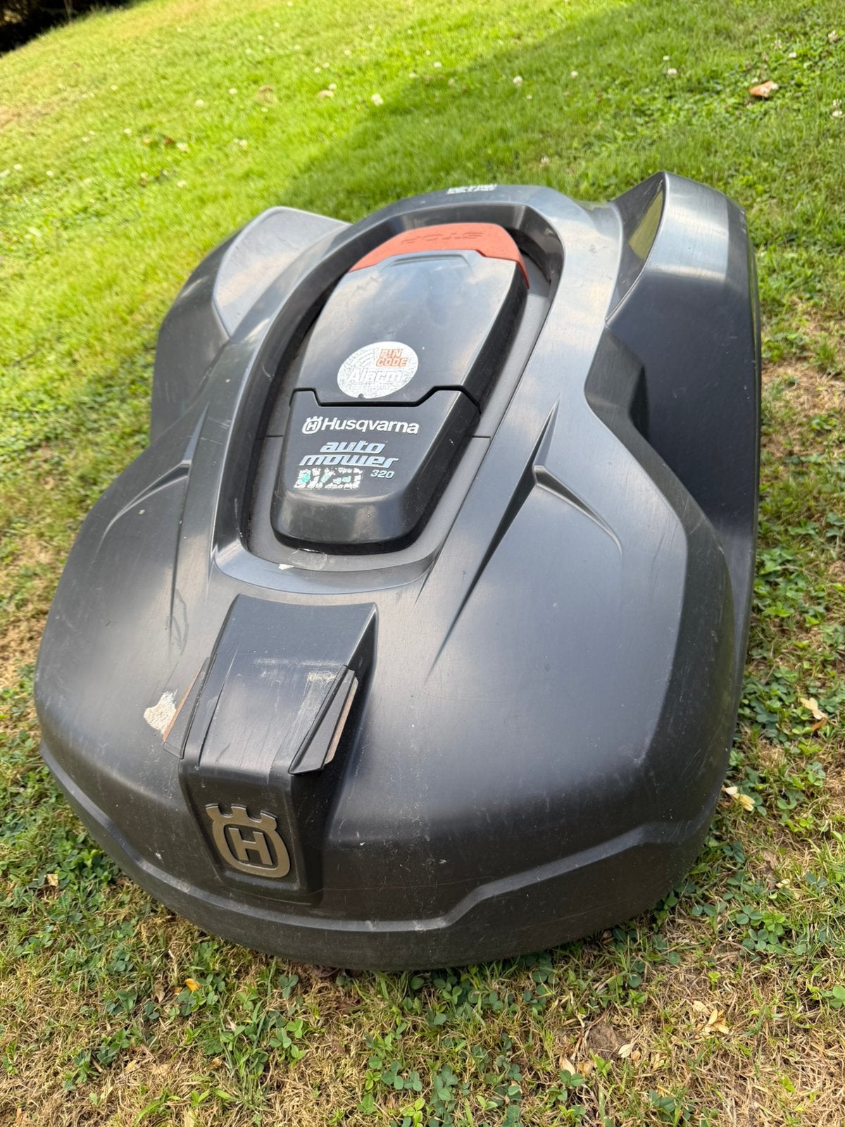 Husqvarna Automower 320 met 420 software, Jardin & Terrasse, Tondeuses robotisées, Enlèvement, Utilisé
