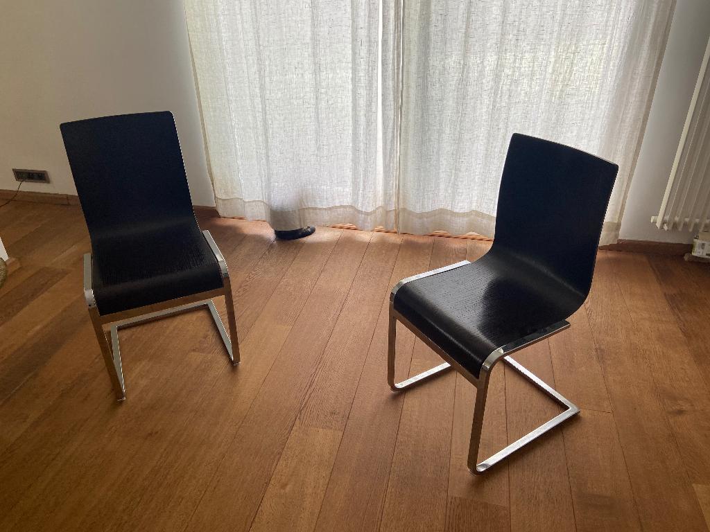 Chaises Cantilever, Maison & Meubles, Enlèvement ou Envoi, Deux, Utilisé, Bois