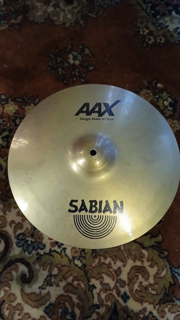 Sabian AAX Stage Hats 14", Musique & Instruments, Enlèvement, Utilisé, Autres marques
