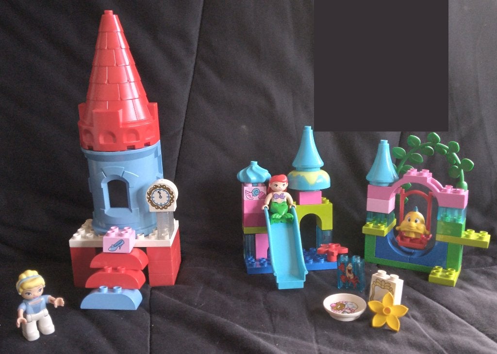 Duplo Disney Princesses (Ariel & Cinderella), Kinderen en Baby's, Ophalen, Gebruikt, Inclusief minifiguren, Complete set