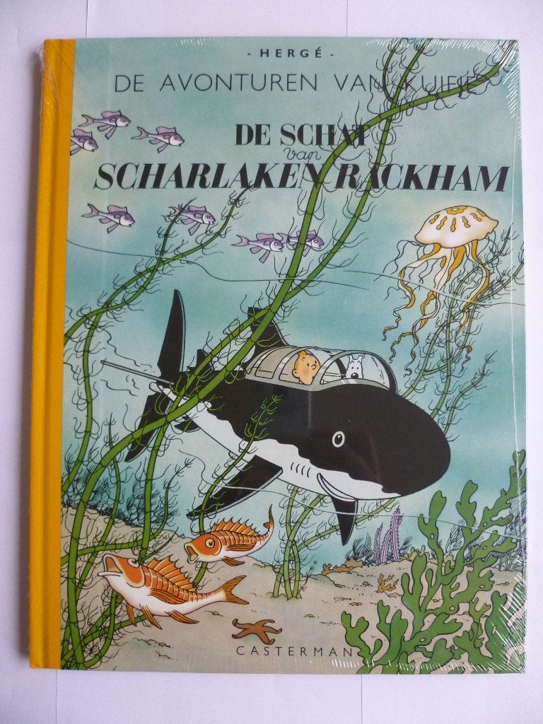KUIFJE 1E DRUK FACSIMILE'DE SCHAT V SCHARLAKEN RACKHAM'2002, Boeken, Eén stripboek, Nieuw, Ophalen of Verzenden, Hergé