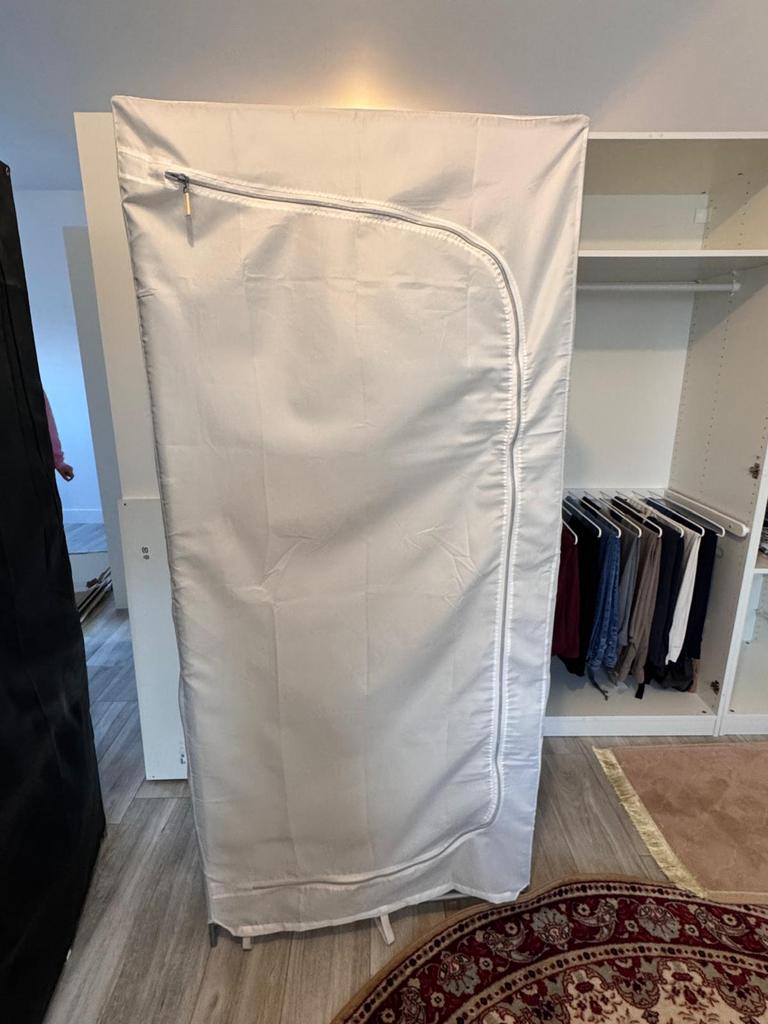 Witte opvouwbare kast, Enlèvement, Comme neuf