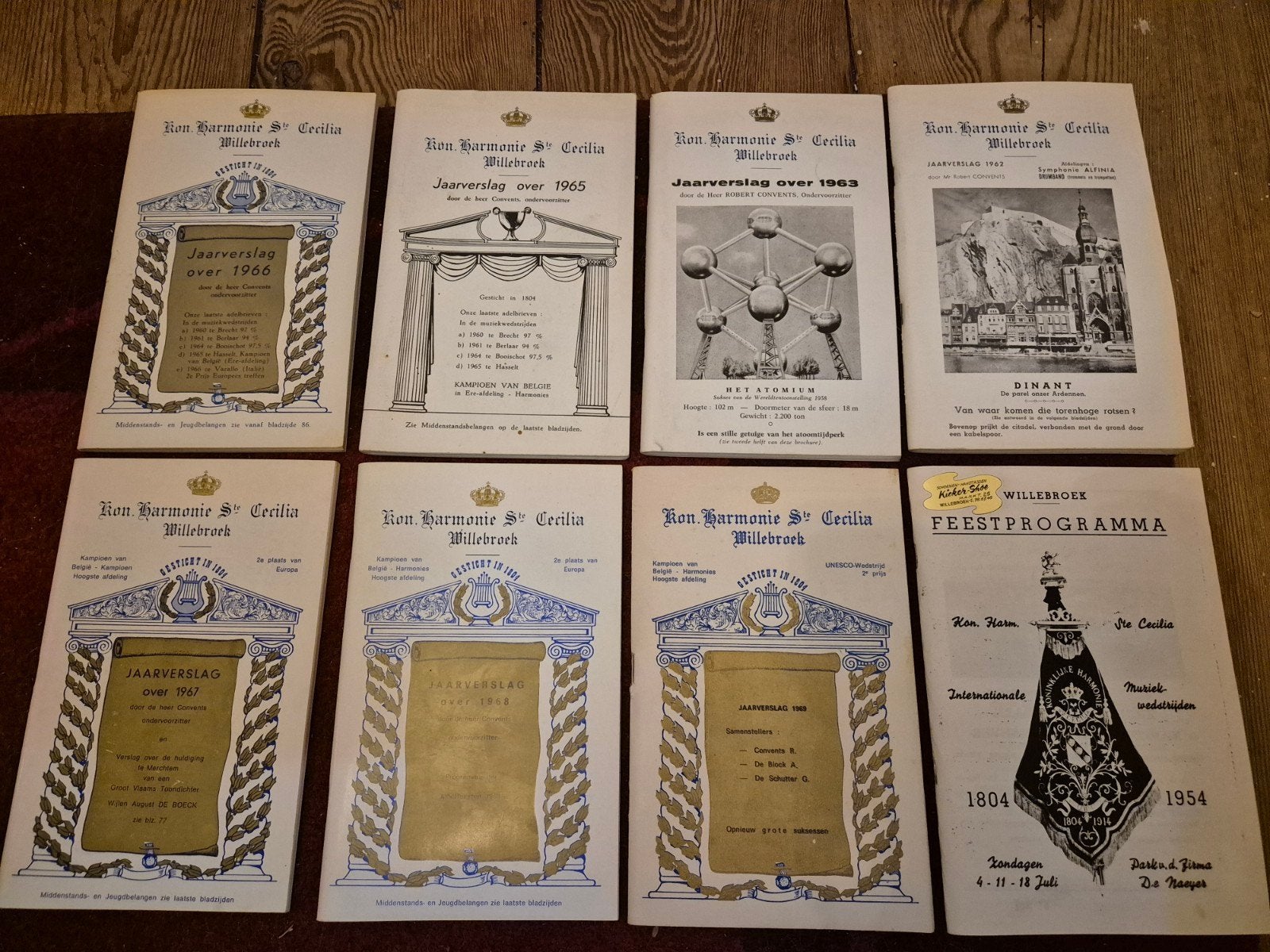 17 boekjes St Cécilia Harlonie Willebroek., Verzamelen, Ophalen of Verzenden