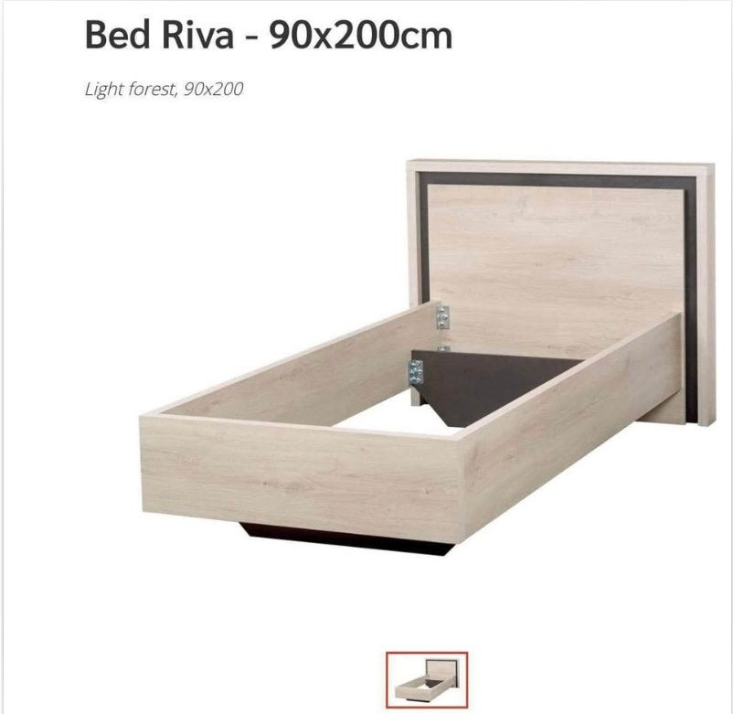 Nieuwe eenpersoons bed., Ophalen, Zo goed als nieuw, Eenpersoons
