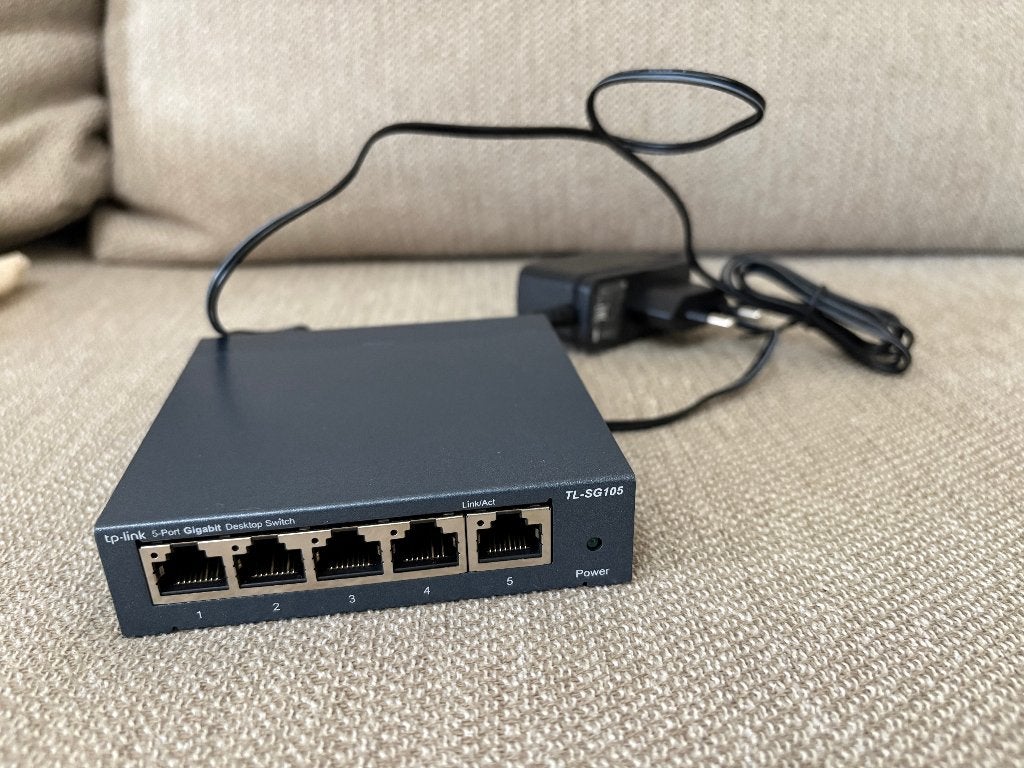 Commutateur Gigabit à 5 ports TP-Link TL-SG105 - Compact, Enlèvement ou Envoi, Utilisé