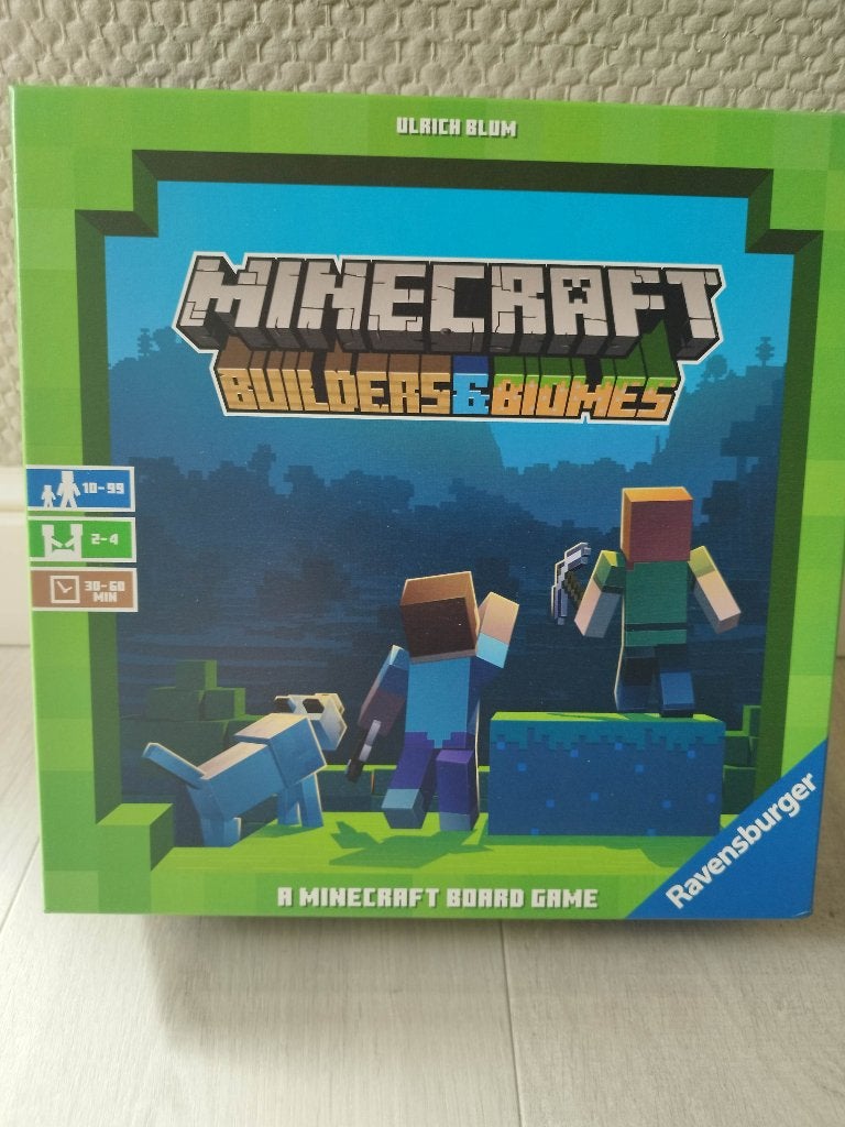 Minecraft : Builders & Biomes, Een of twee spelers, Ophalen of Verzenden, Nieuw, Ravensburger