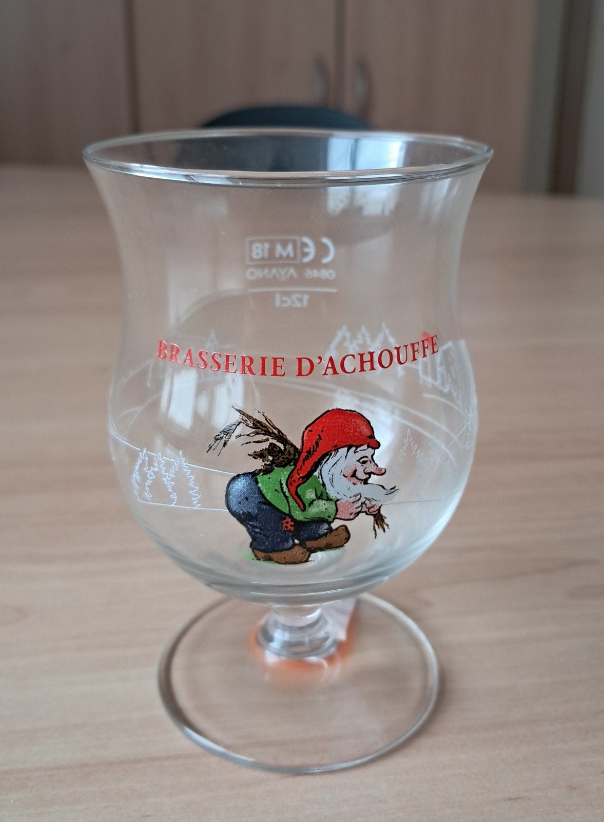 Glas Brasserie d'Achouffe 12 cl, Ophalen, Zo goed als nieuw, Glas of Glazen, Overige merken