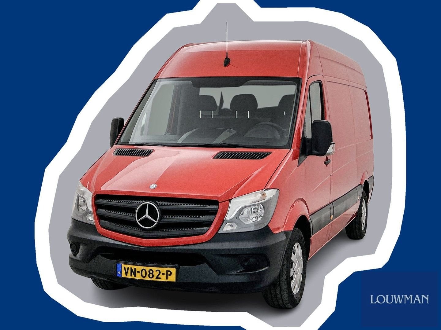 Mercedes-Benz Sprinter 313 2.2 CDI L2H2 Automaat Cruise cont, Autos, Rouge, Achat, Entreprise, Carnet d'entretien
