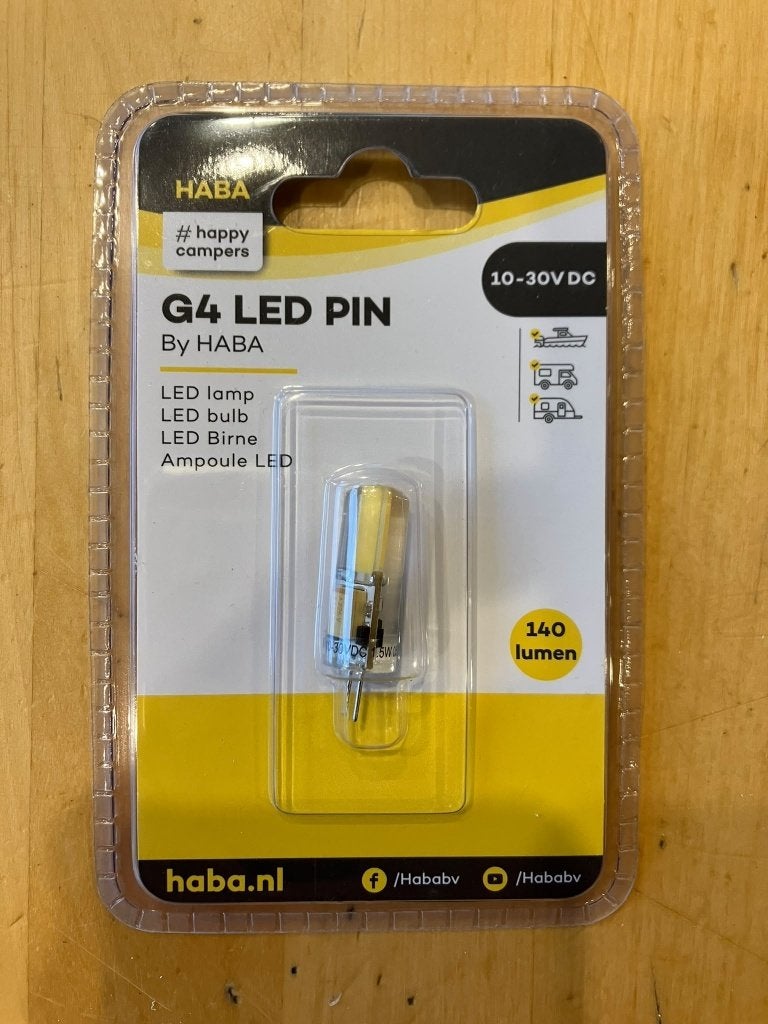 HABA G4 LED PIN 140 lumen – Nieuw in verpakking 16 stuks, Ophalen, Nieuw