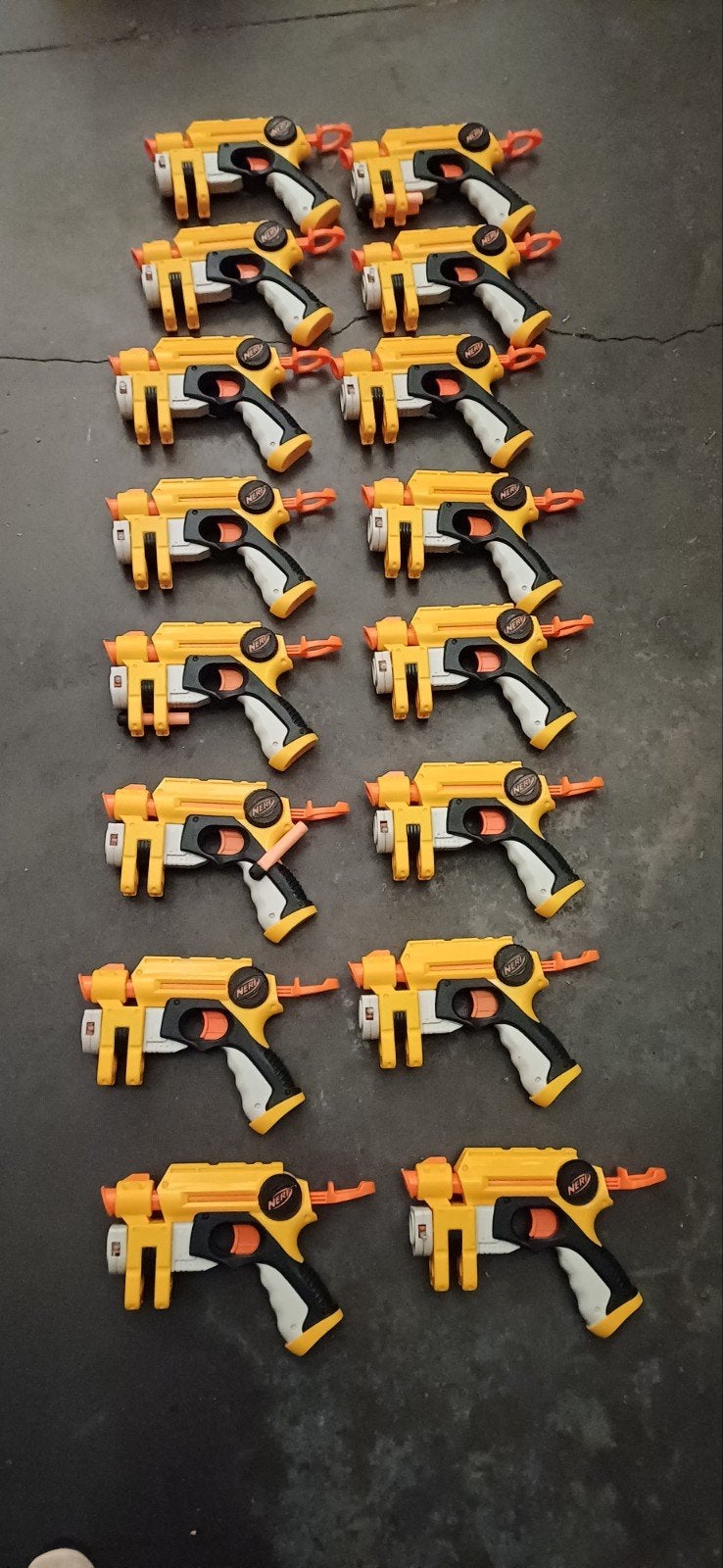 16 x nerf shot pistooltjes, Ophalen