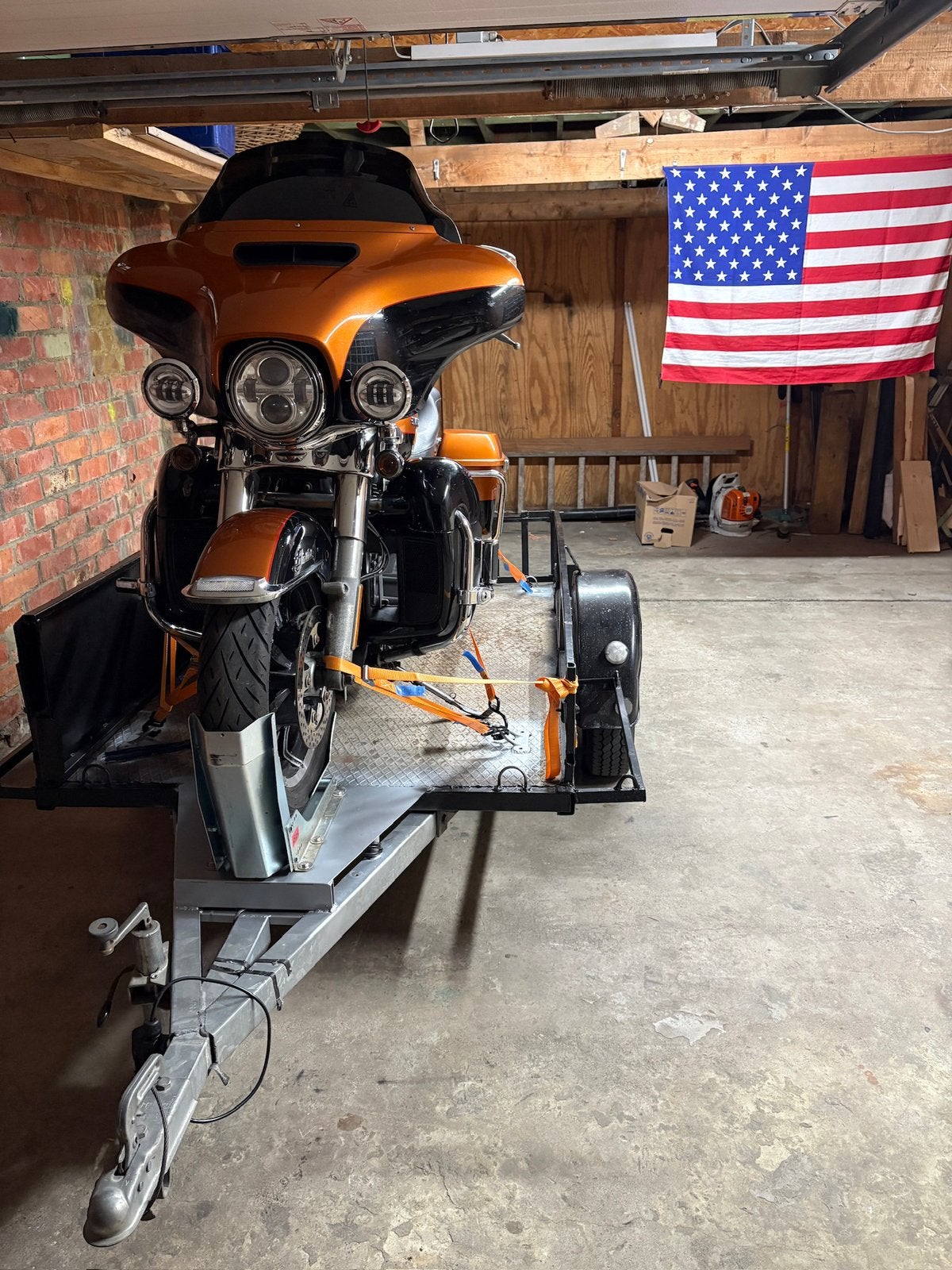 Moto aanhangwagen te huur, Enlèvement, Utilisé
