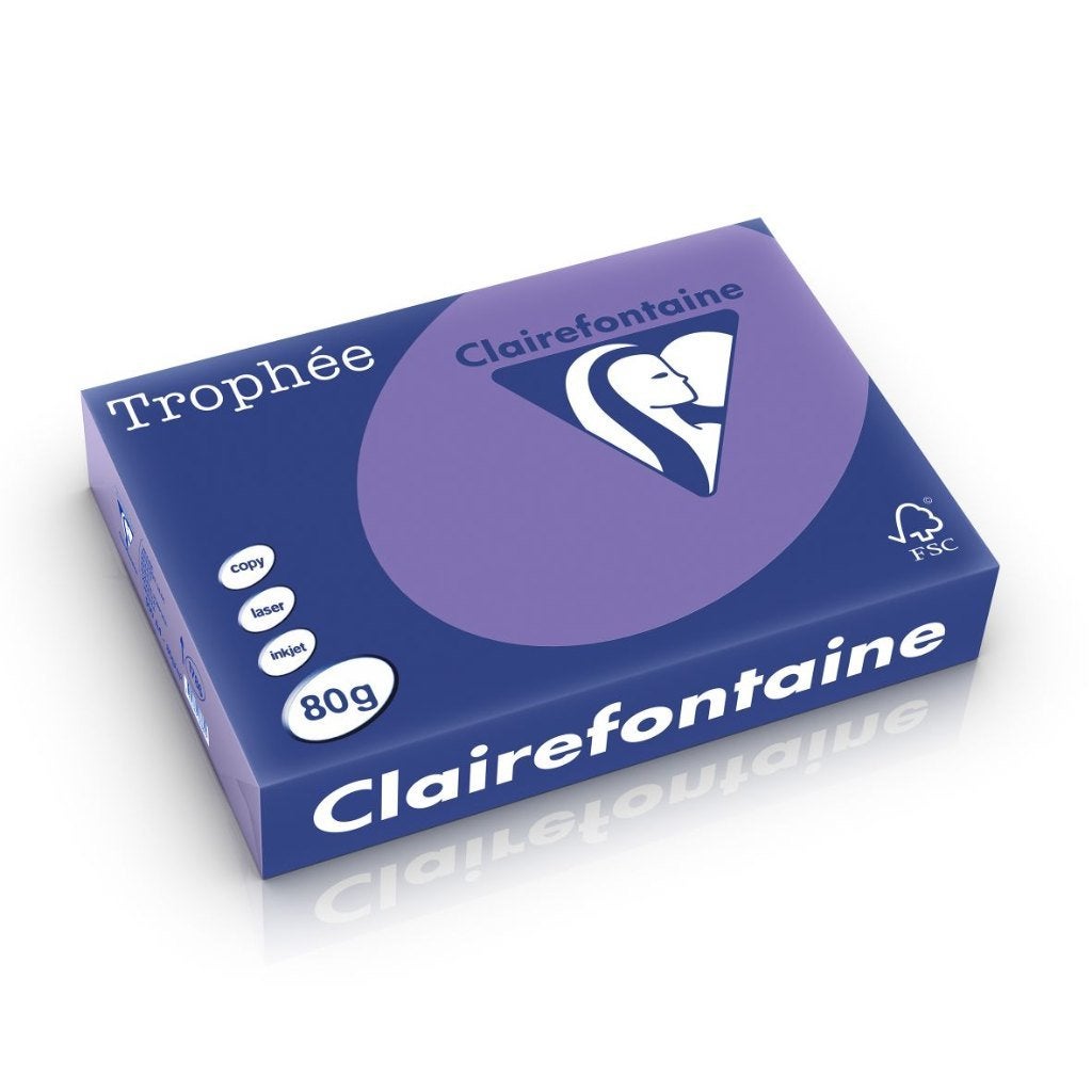 Clairefontaine A4-papier, 80 g, violet, 500 vellen, Enlèvement ou Envoi, Neuf