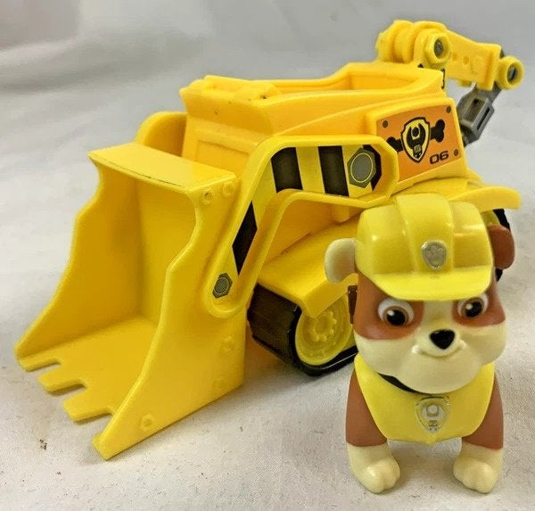 Spin Master PAW Patrol Rubble's Bulldozer met figuur Rubble, Verzenden, Zo goed als nieuw