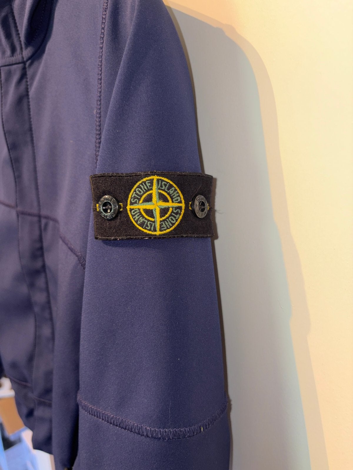 Stone Island Junior Jacket, Kleding | Heren, Ophalen of Verzenden, Zo goed als nieuw, Blauw