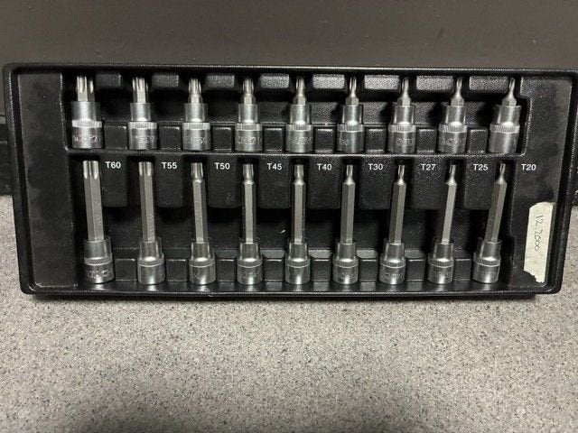 Deltach 122000 Doppenset torx 1/2″ 18 delig, Ophalen of Verzenden, Nieuw, Benzinemotor