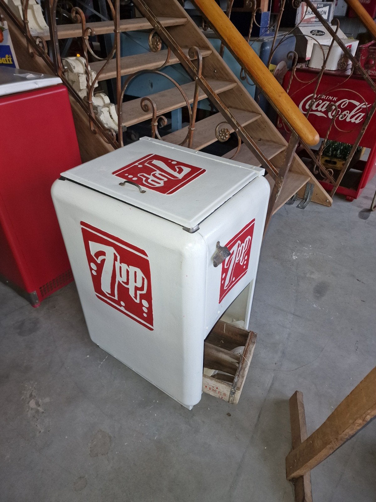 7up Coca-Cola pepsi  coolers  usa, Verzamelen, Ophalen, Gebruikt