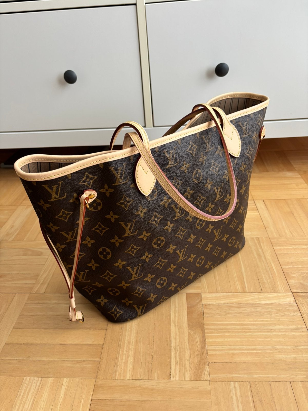 Sac de créateur Neverfull MM, Enlèvement, Comme neuf, Beige, Sac à main