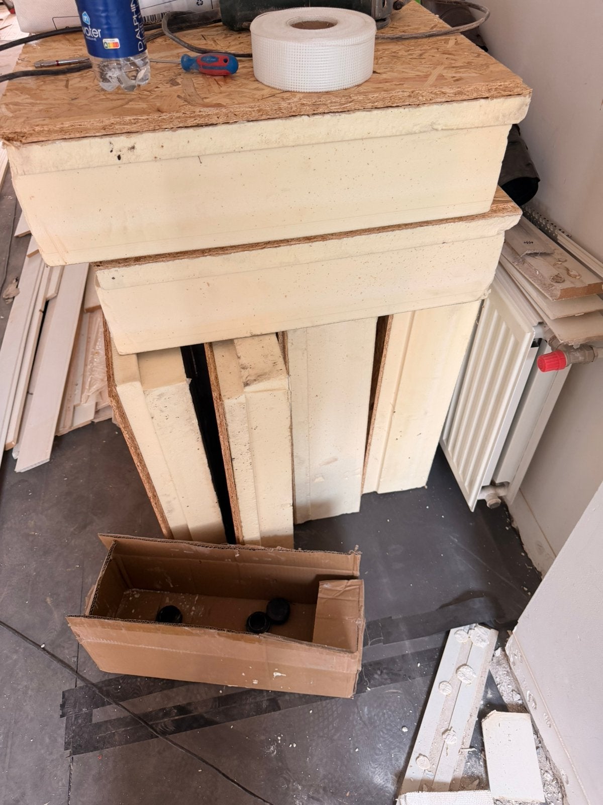 Pir met osb, Doe-het-zelf en Bouw, Hout en Planken, Ophalen, Zo goed als nieuw
