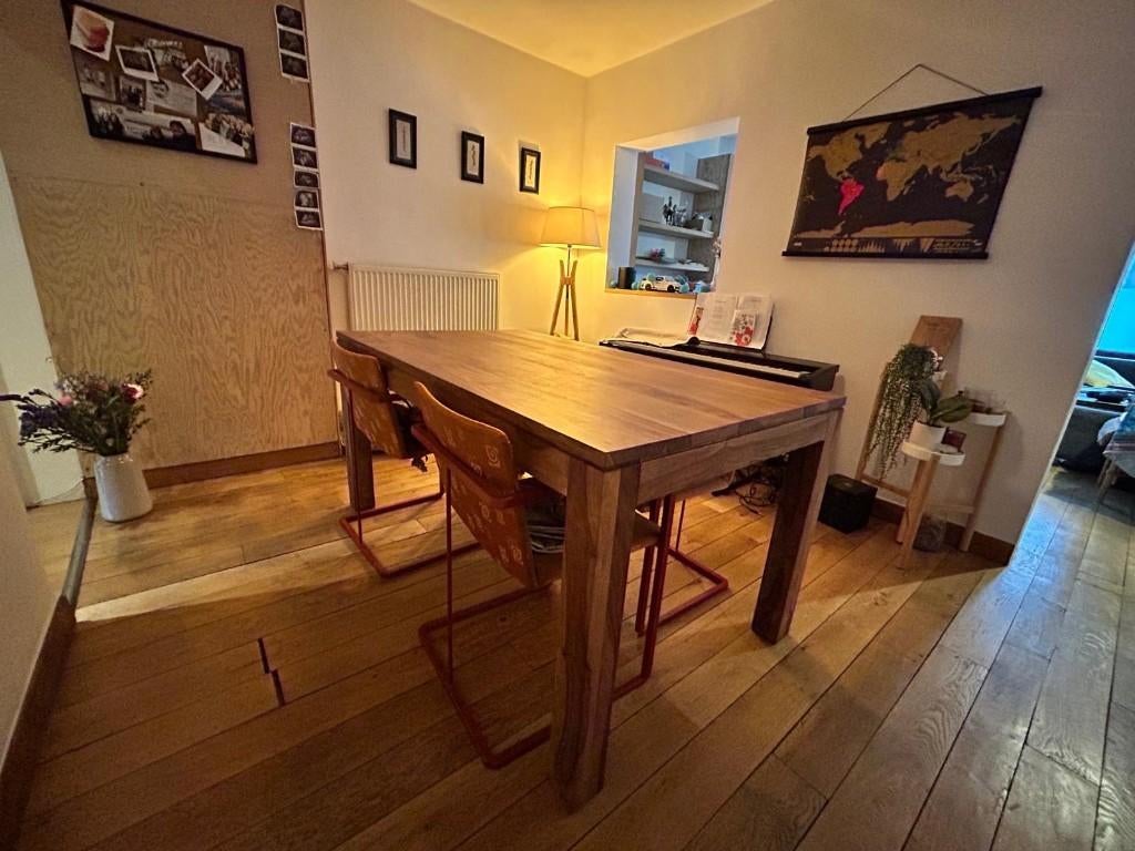Table à manger « Stockholm », 6 personnes, 100 à 150 cm, Cinq personnes ou plus, Comme neuf, Enlèvement