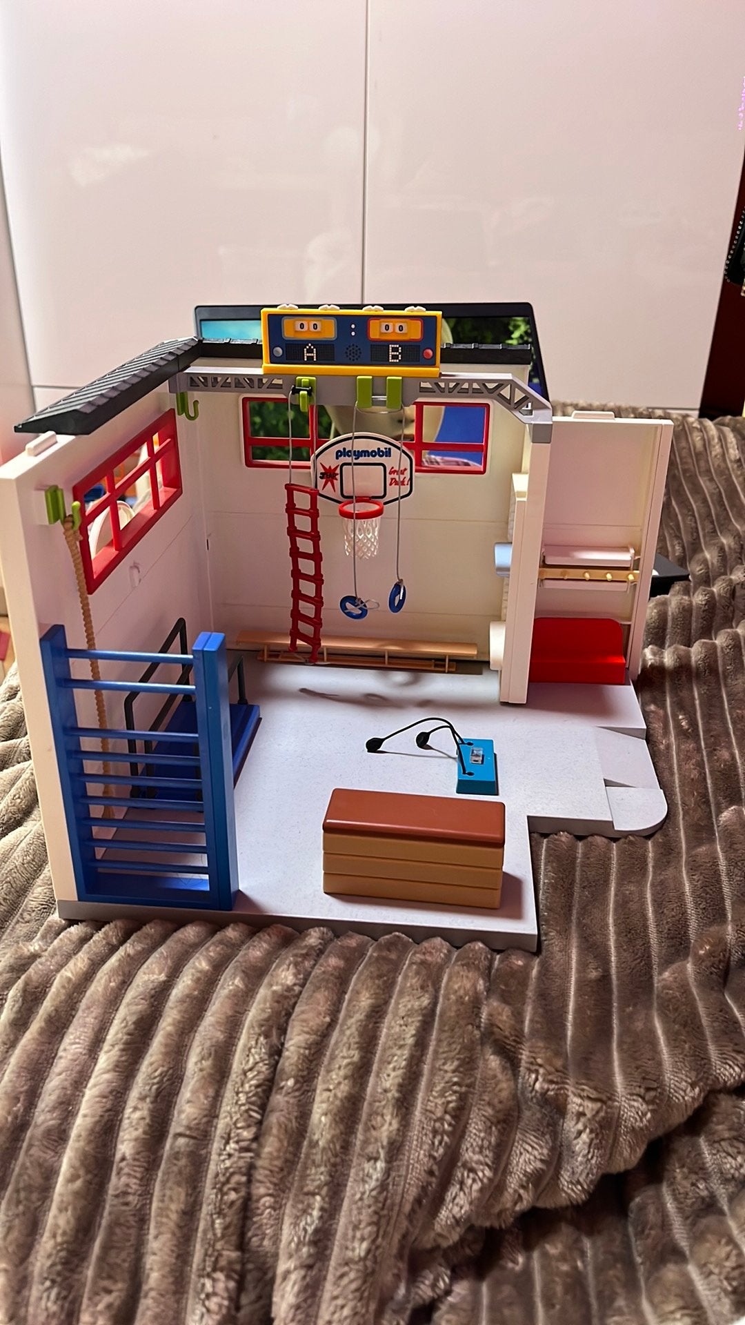 Playmobiel turnzaal, Kinderen en Baby's, Ophalen, Gebruikt, Accessoires