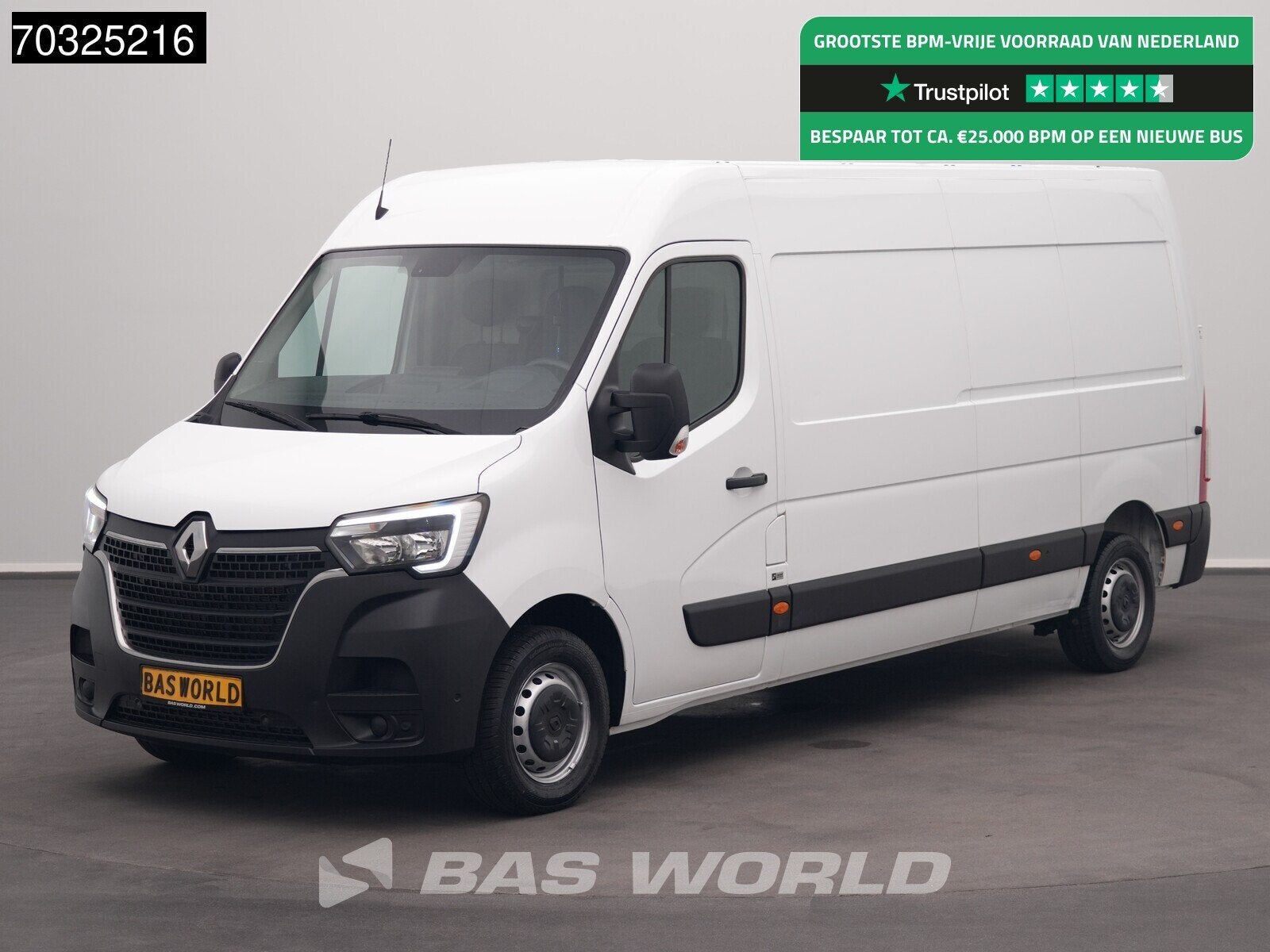 Renault Master 135PK L3H2 LED Airco Cruise Parkeersensoren v, Auto's, 135 pk, Stof, Gebruikt, Euro 6