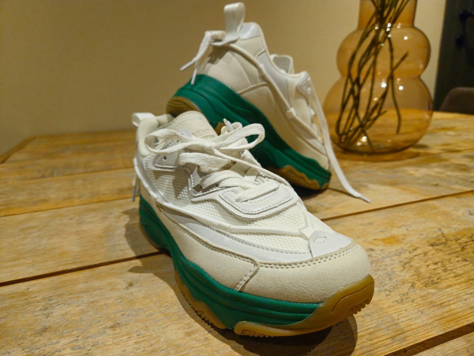 ​Essentiel Antwerp Chunky Sneakers – Maat 41 – Off-White &, Ophalen of Verzenden, Groen, Sneakers