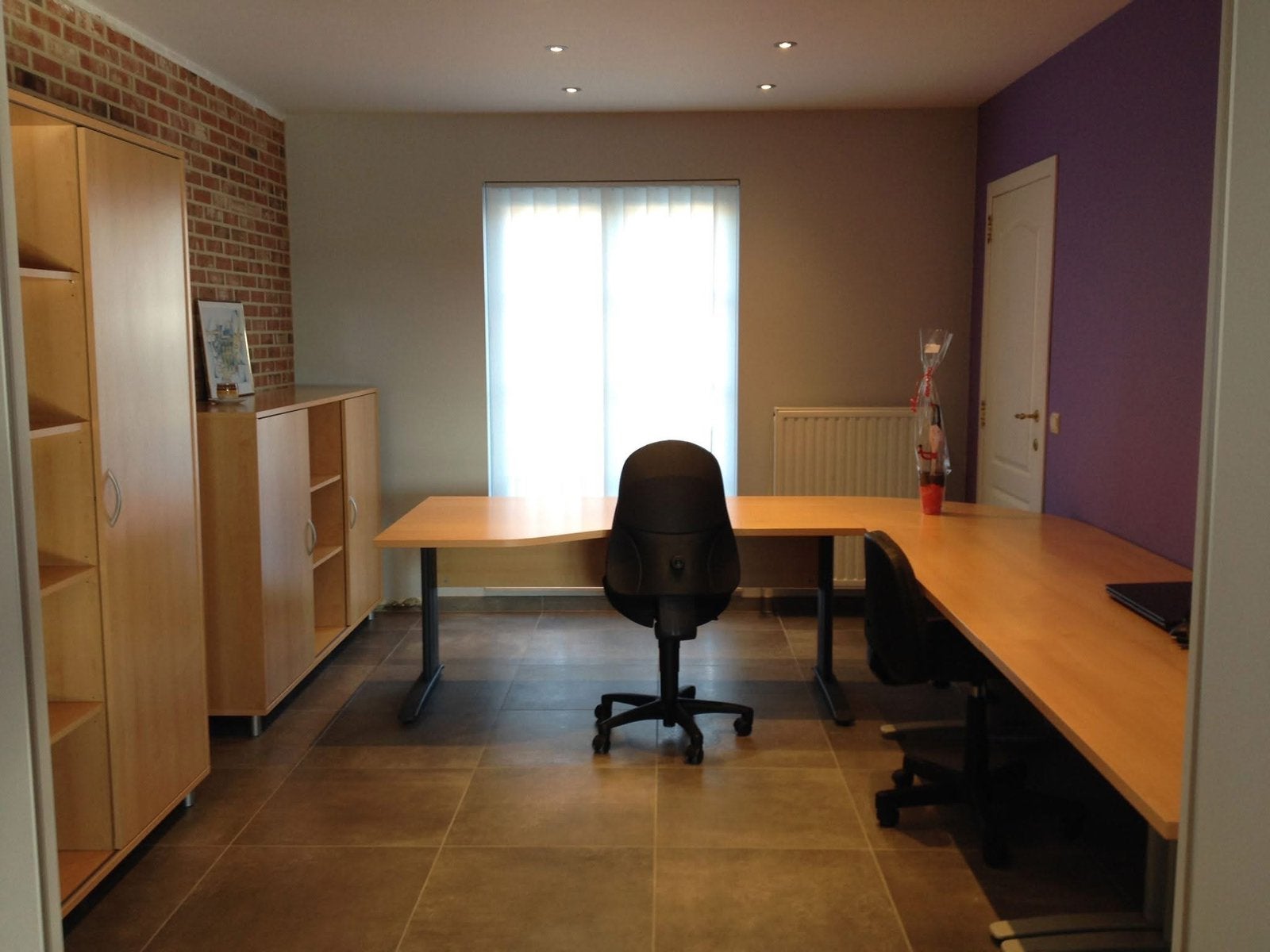 Bureau en kasten, Maison & Meubles, Enlèvement, Utilisé, Bureau d'angle