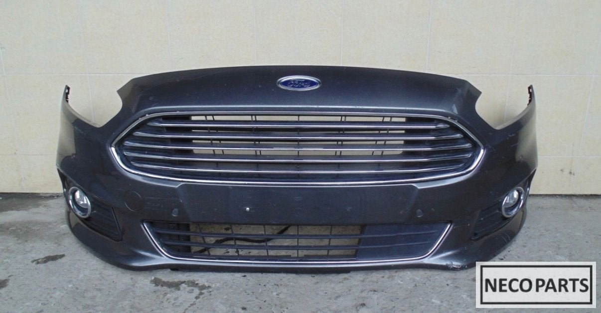FORD S-MAX VOORBUMPER ORIGINEEL COMPLEET ALLES LEVERBAAR!!!, Gebruikt, -, Ophalen of Verzenden, Ford