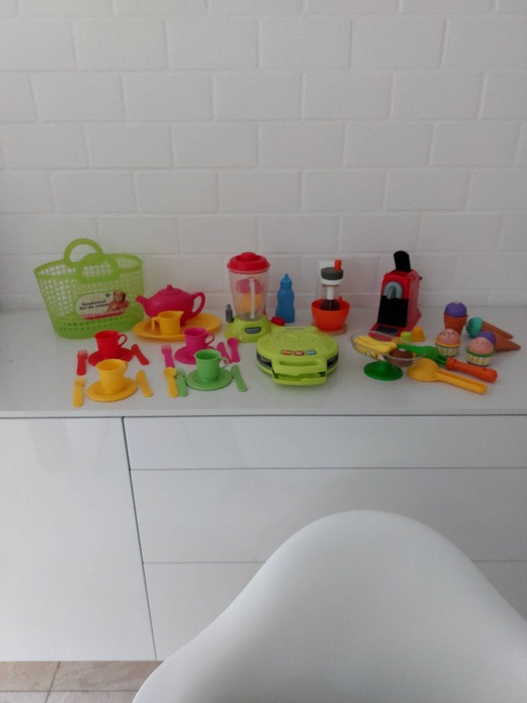 Kinderkeuken benodigdheden asortiment, Ophalen, Zo goed als nieuw, Overige materialen, Speelkeuken-accessoire