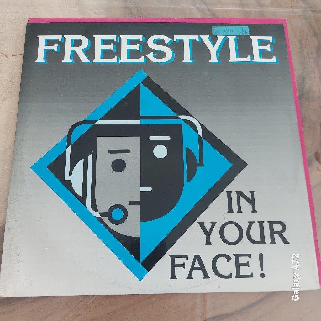 freestyle in your face 12 inch maxi, Cd's en Dvd's, Vinyl | Dance en House, Gebruikt, Ophalen of Verzenden, 12 inch, Overige typen
