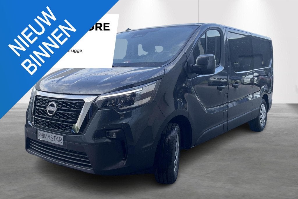 Nissan Primastar L2H1 2.0 dCi 150 N-Connecta DC 2.9T Double, Voorwielaandrijving, Stof, 110 kW, 4 cilinders