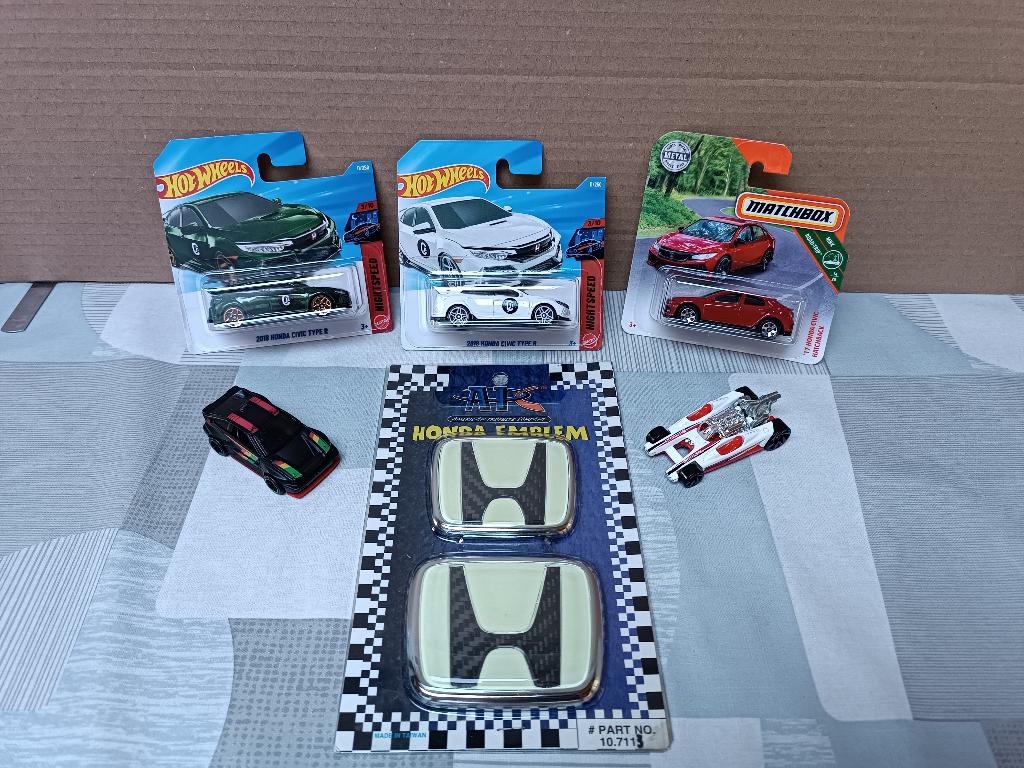 Honda CRX - Civic - Type R - Matchbox Hotwheels Hot Wheels, Verzamelen, Ophalen of Verzenden, Zo goed als nieuw, Auto's